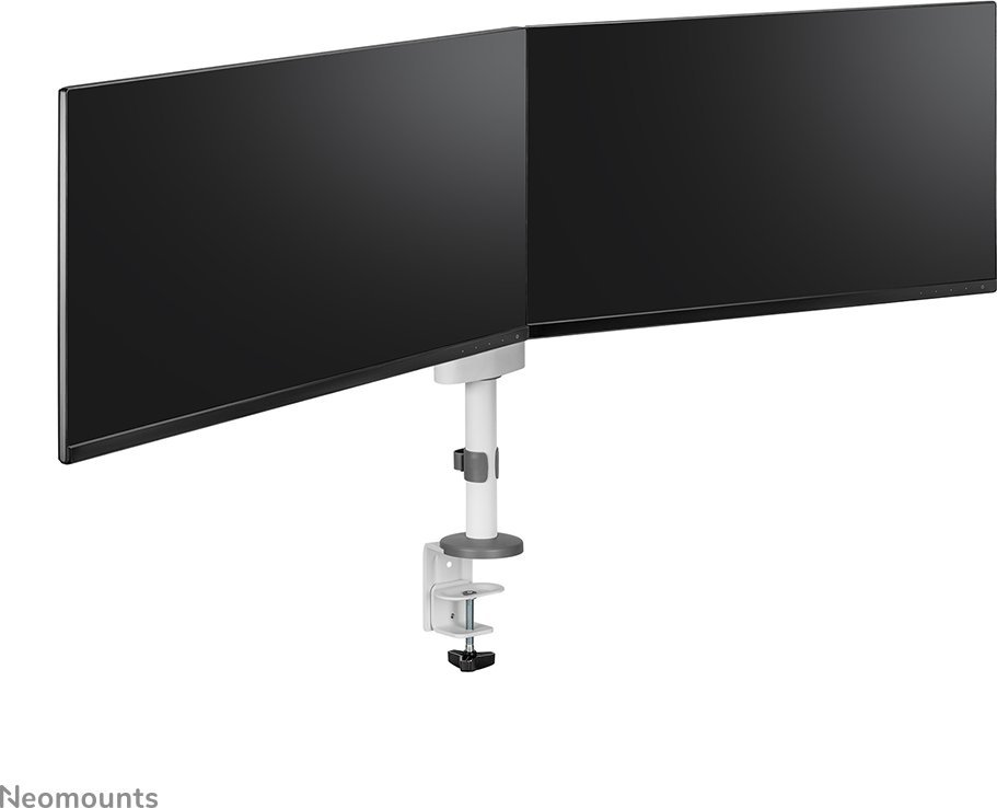Mbajtëse tavoline për 2 monitorë Neomounts DS60-425WH2, 17"-27", VESA 75x75 100x100, e bardhë