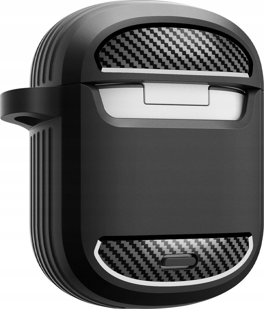 Mbulesë Spigen Rugged Armor për Google Pixel Buds Pro 2 2024 dhe Pixel Buds Pro 1 2022, me varëse, e zezë matte