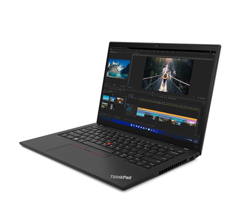 Лаптоп Lenovo ThinkPad T14, 14", Intel Core i7 1255U, 16 GB RAM, 512 GB SSD