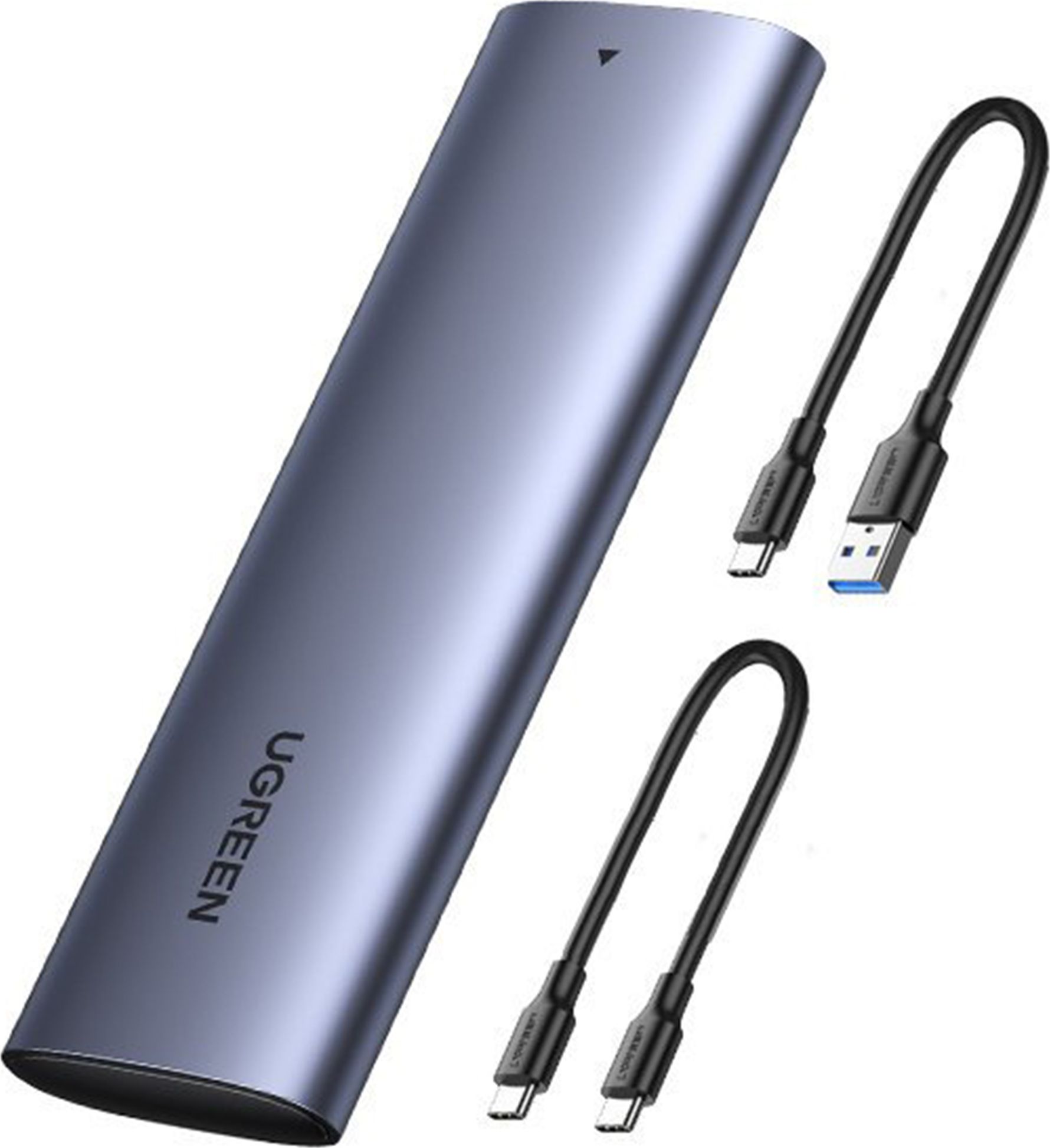 Kuti eksterne SSD Ugreen, USB-C 3.2 Gen 2, për M.2 NVMe, gri