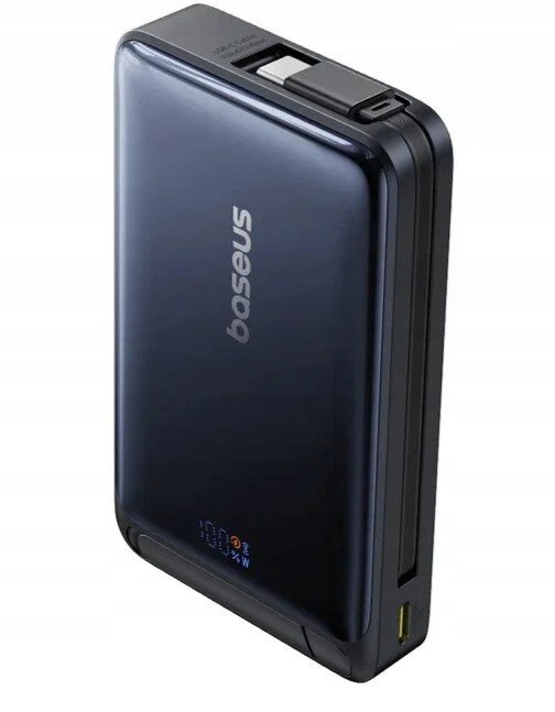 Karikues portativ Baseus Nomos Qi2 Magnetic, 10000mAh, 45W, i zi