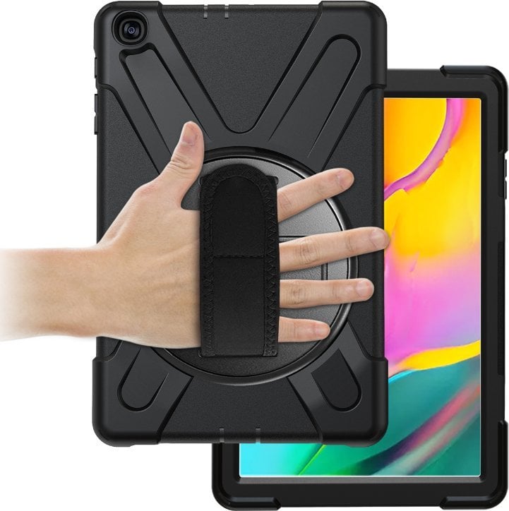 Навлака за таблет eStuff Samsung Galaxy Tab A 10.1, модел 2019, тип капак, црна
