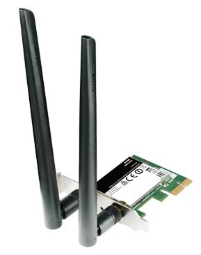 Përshtatës rrjeti D-Link DWA-582, 802.11n Dual Band, PCIe, i zi