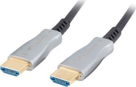 Lanberg HDMI Оптички Кабел, 40 m, Црн