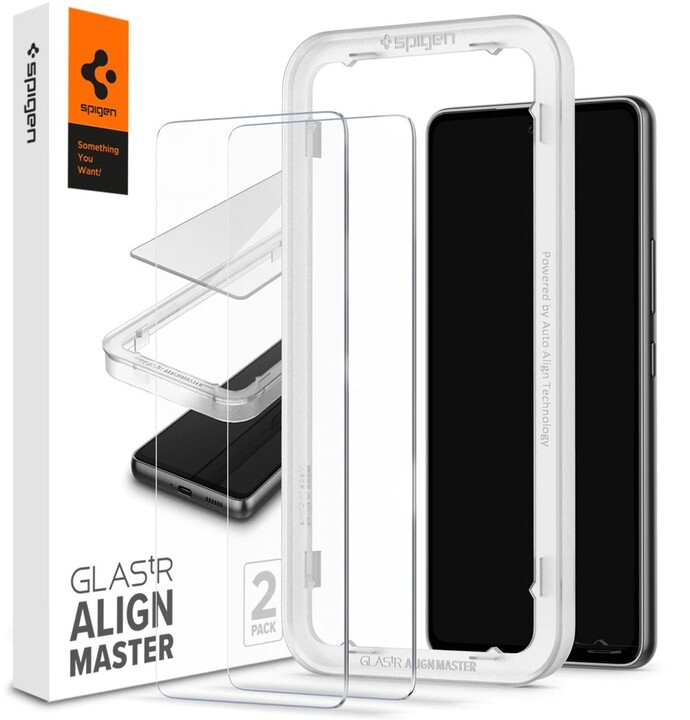 Xham mbrojtës Spigen AlignMaster Glas.tR për Samsung Galaxy A53 5G, 2 copë