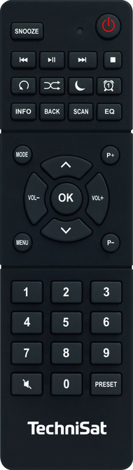 Radio interneti TechniSat DigitRadio 550 IR, DAB+, FM, Bluetooth, e zezë