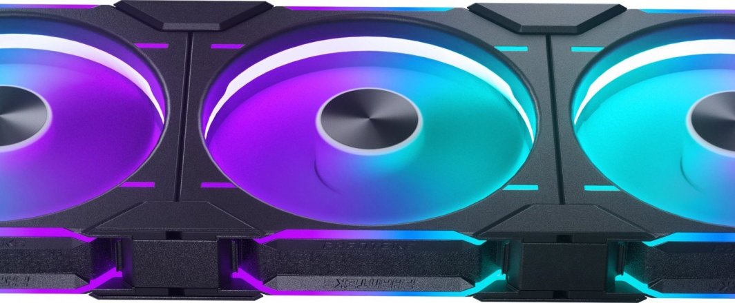 Ventilatorë për PC Phanteks D30 120mm D RGB, set 3 copë, PWM, të zinj