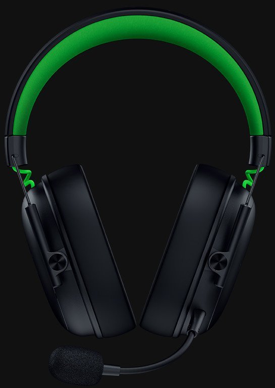 Kufje gaming Razer BlackShark V3 X HyperSpeed, wireless dhe me kabëll, USB Type A dhe Bluetooth, të zeza jeshile