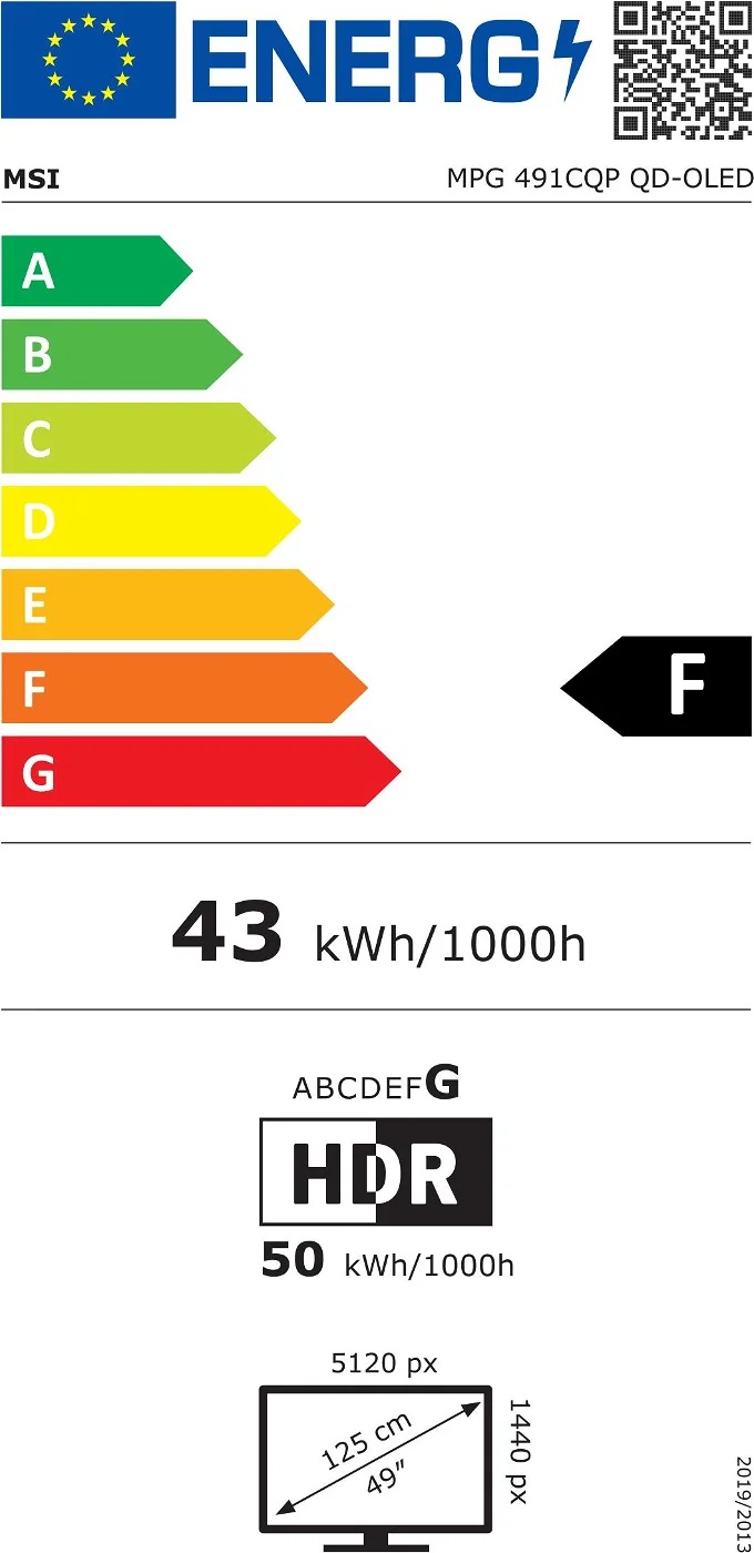 Monitor MSI MPG 491CQP QD-OLED, 49", DQHD, 144Hz, i zi
