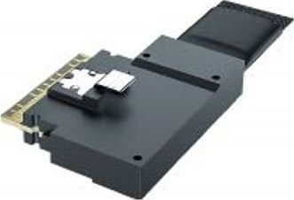 Kabllo serveri Supermicro CBL-SAST-1276F-100, SAS SATA, 0.76m, e zezë