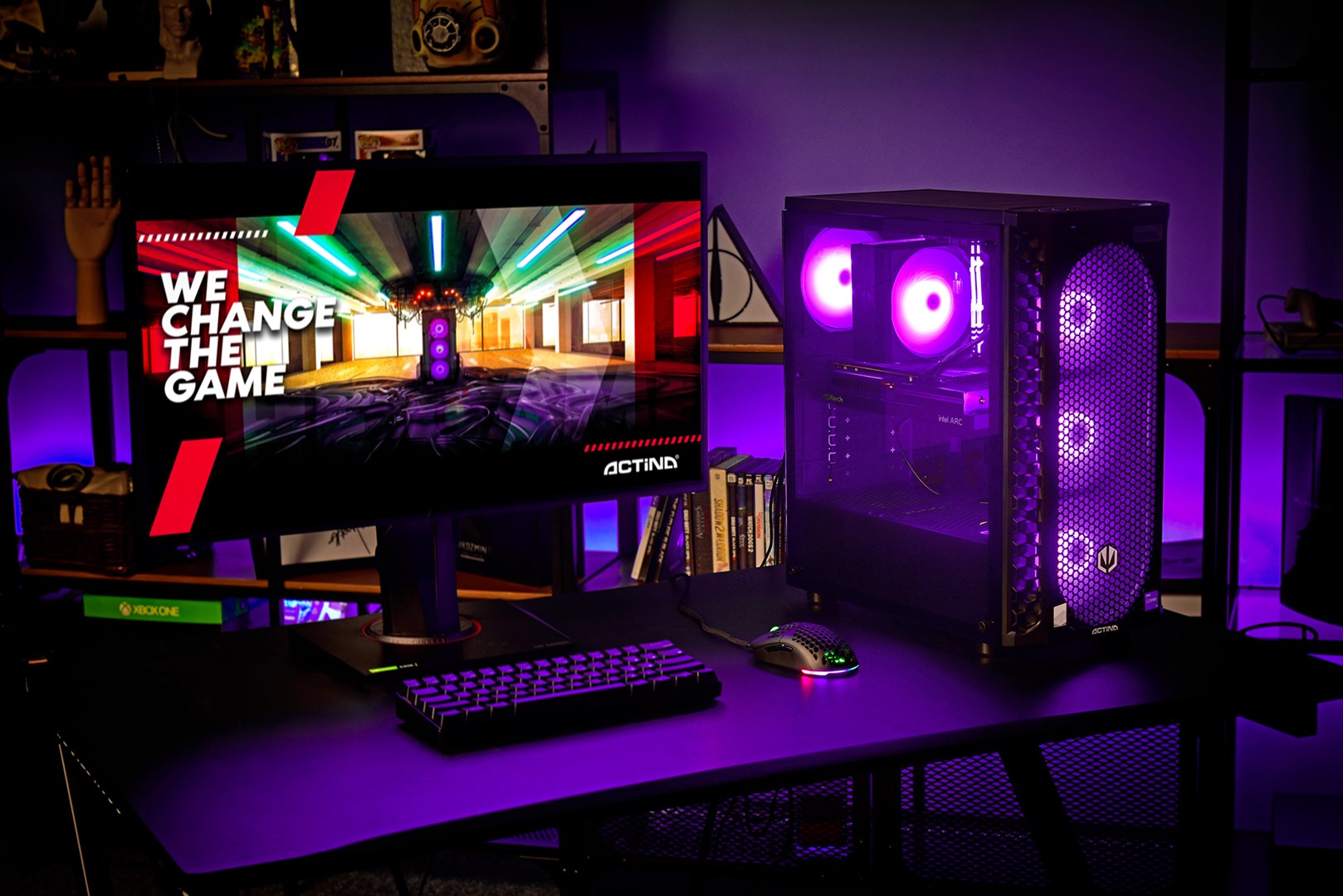 Kompjuter Actina, AMD Ryzen 5 5600G, 16GB RAM, 500GB SSD, AMD Radeon Graphics, i zi