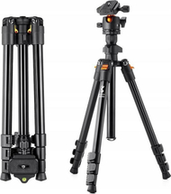 Tripod K&F, kokë magnezi 3D, 8 kg