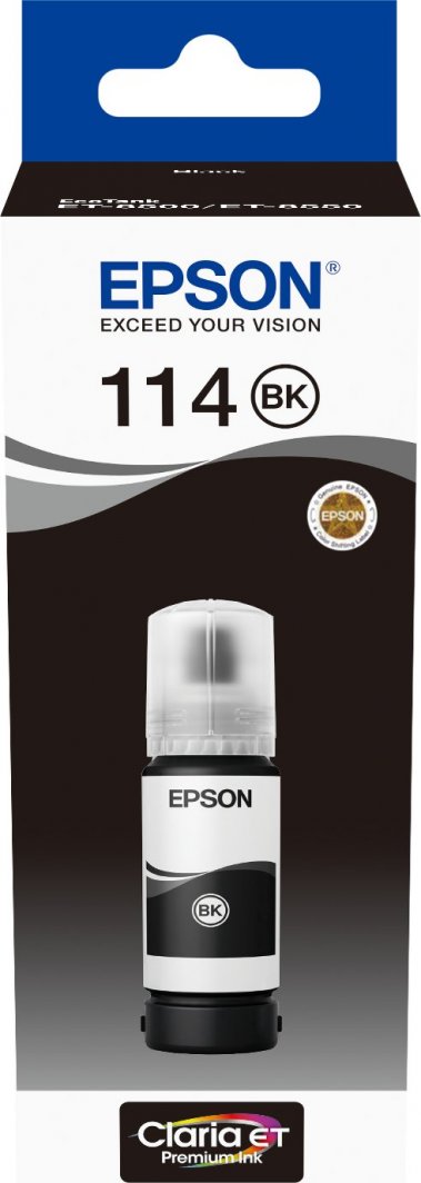 Ngjyrë printeri Epson 114 EcoTank, 70ml, e zezë