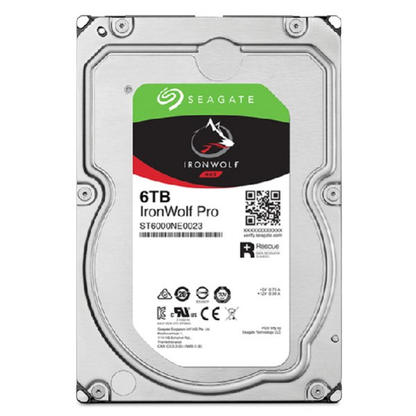 Тврд диск Seagate IronWolf Pro, 6TB, 3.5\", 7200rpm, 256MB кеш