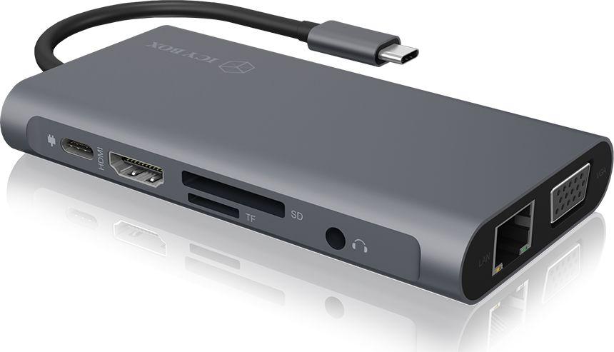 Replikues USB-C Icy Box IB-DK4040-CPD (60514)
