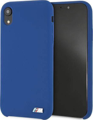 Mbrojtëse telefoni BMW BMHCI61MSILNA, për iPhone Xr, silikon, blu