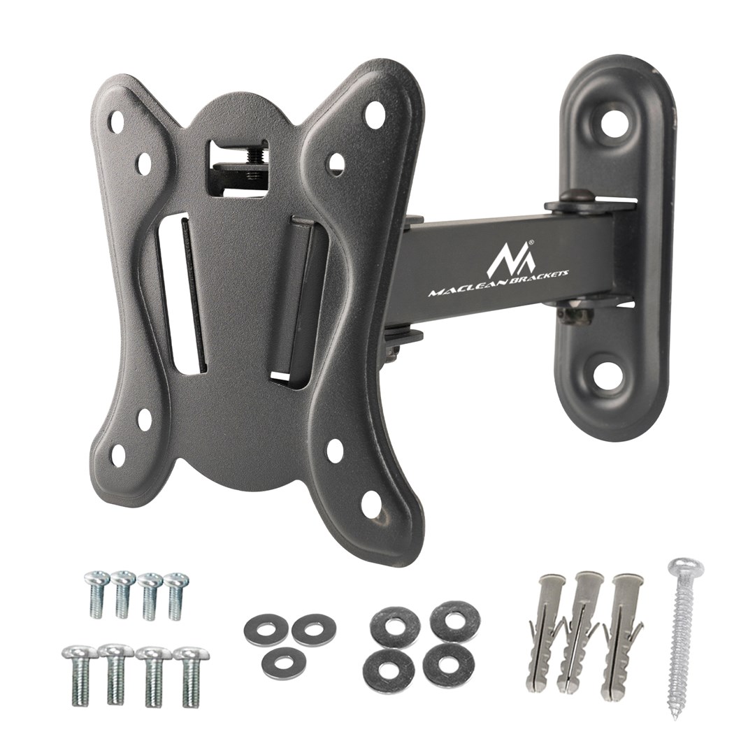 Mbajtëse muri për TV Maclean MC-416, 13"-32", e zezë