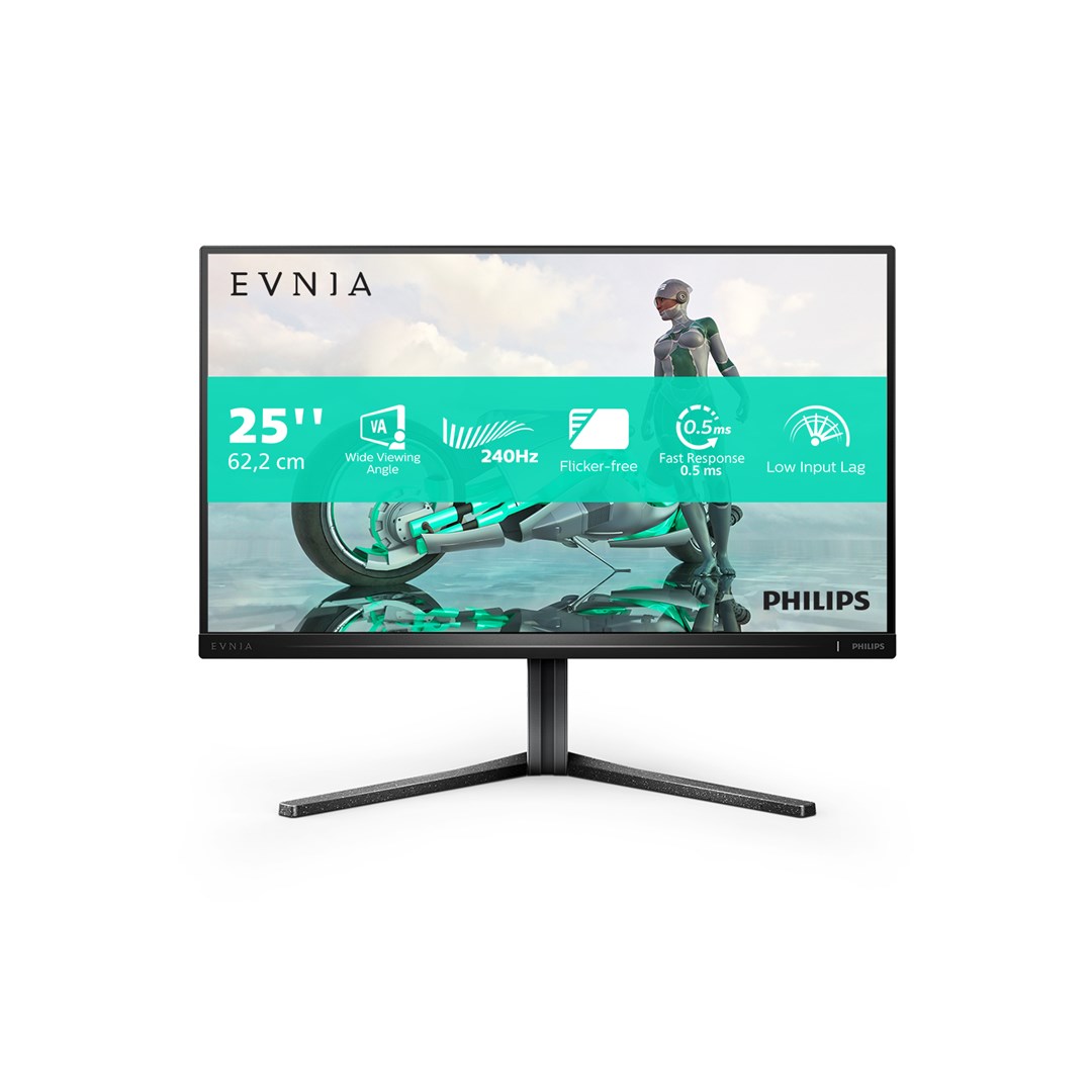 Монитор Philips Evnia 25M2N3200W/00, 24.5", 1920 x 1080, Full HD, 240 Hz