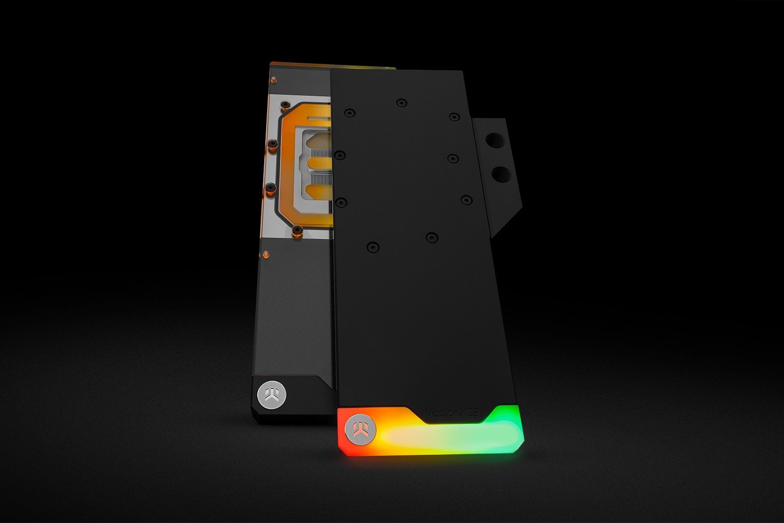 Блок за вода за ГПУ ЕК Вотер Блокs EK-Quantum Vector XC3 RTX 3070 D-RGB, Никел Ацетал, црн