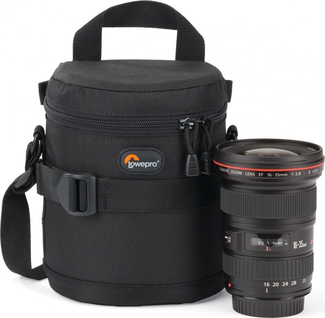 Këllëf objektivi Lowepro Lens Case 11 x 14 cm, i zi