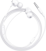 Kufje in ear Hoco M60, me mikrofon, universale, të bardha