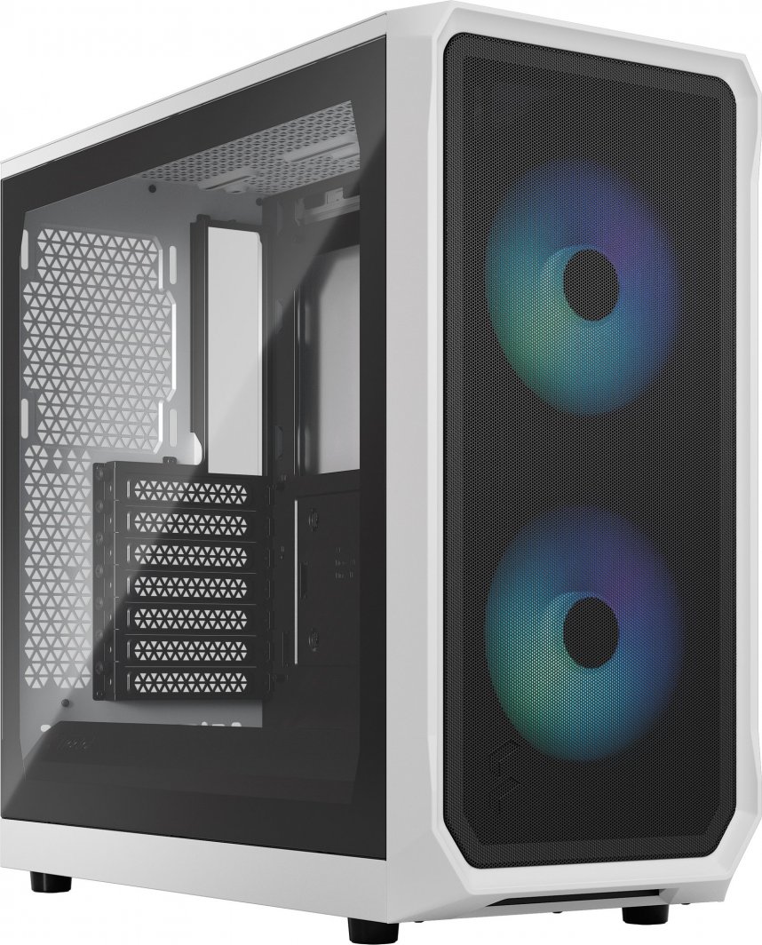 Kasë Fractal Design Focus 2 RGB, e bardhë, Midi Tower