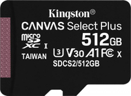 Kartë memorie Kingston Canvas Select Plus MicroSD, 512GB