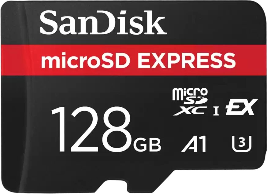 Kартичка меморија SanDisk MicroSD Express, 128GB, UHS I UHS II, црна