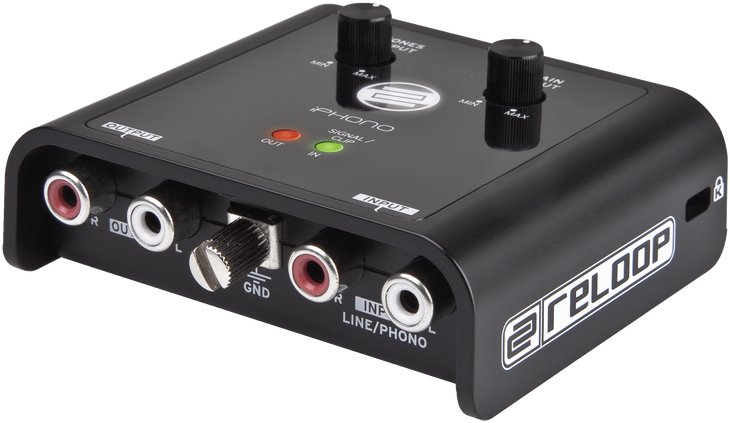 Ndërfaqe audio Reloop iPhono 2, phono line, USB, portativ