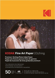 Фотографска хартија Kodak Fine Art E, 210g, 10x15cm, 50 листови
