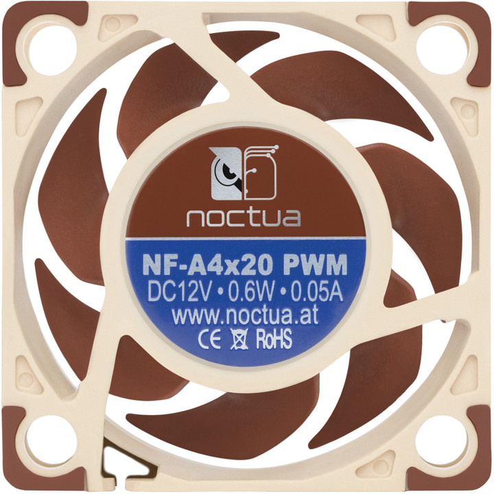 Ventilator Noctua NF-A4x20-PWM, 40x40x20mm, kafe     