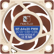 Ventilator Noctua NF-A4x20-PWM, 40x40x20mm, kafe      Ventilator Noctua NF-A4x20-PWM, 40x40x20mm, kafe