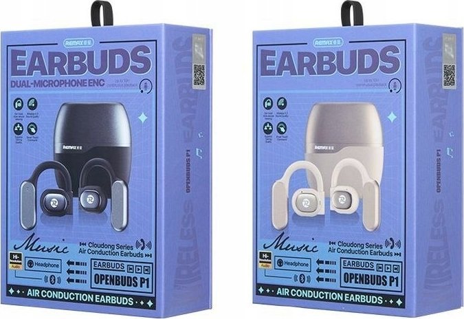 Kufje Bluetooth Remax TWS P1, Air Conduction, Bluetooth 5.3, të bardha