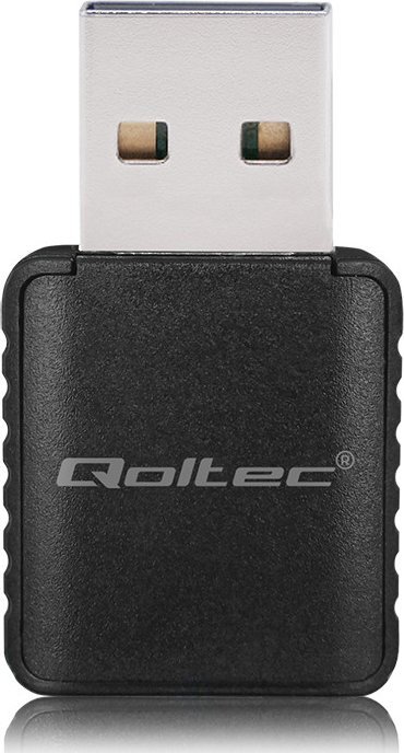 Adapter WiFi Qoltec Ultra Fast Dual Mini, USB 3.0, 2.4 GHz 5 GHz, i zi