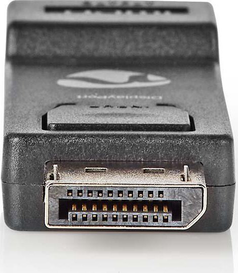 Adaptues DisplayPort në HDMI, DP mashkull në HDMI femër, 1080p, i zi