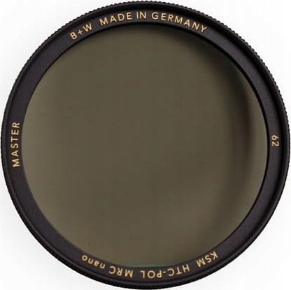 Filter polarizues B+W Master High Transmission Circular, 72mm, për kamera, i zi