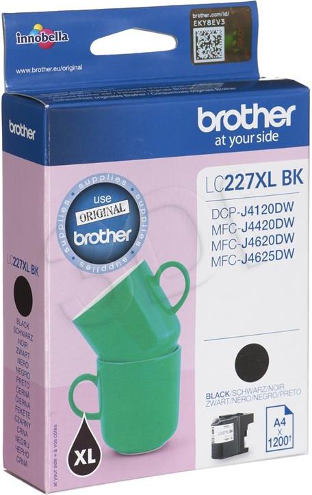 Ngjyrë për printer Brother LC227XLBK, e zezë