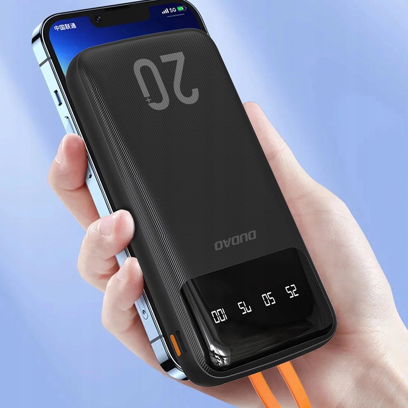 Karikues portativ Dudao K6Pro+, 20000mAh, 10W, i zi