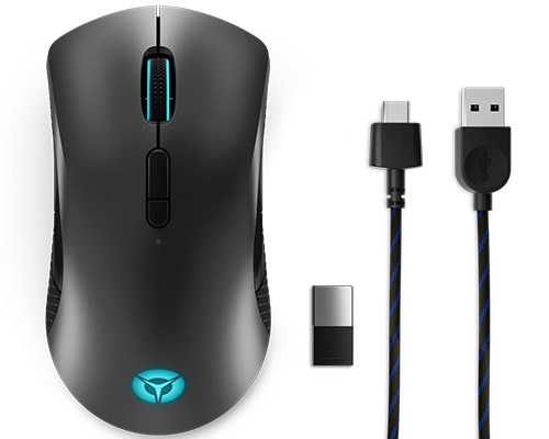 Maus Lenovo Legion M600, Gaming, RF Wireless + Bluetooth + USB Type-A, i zi