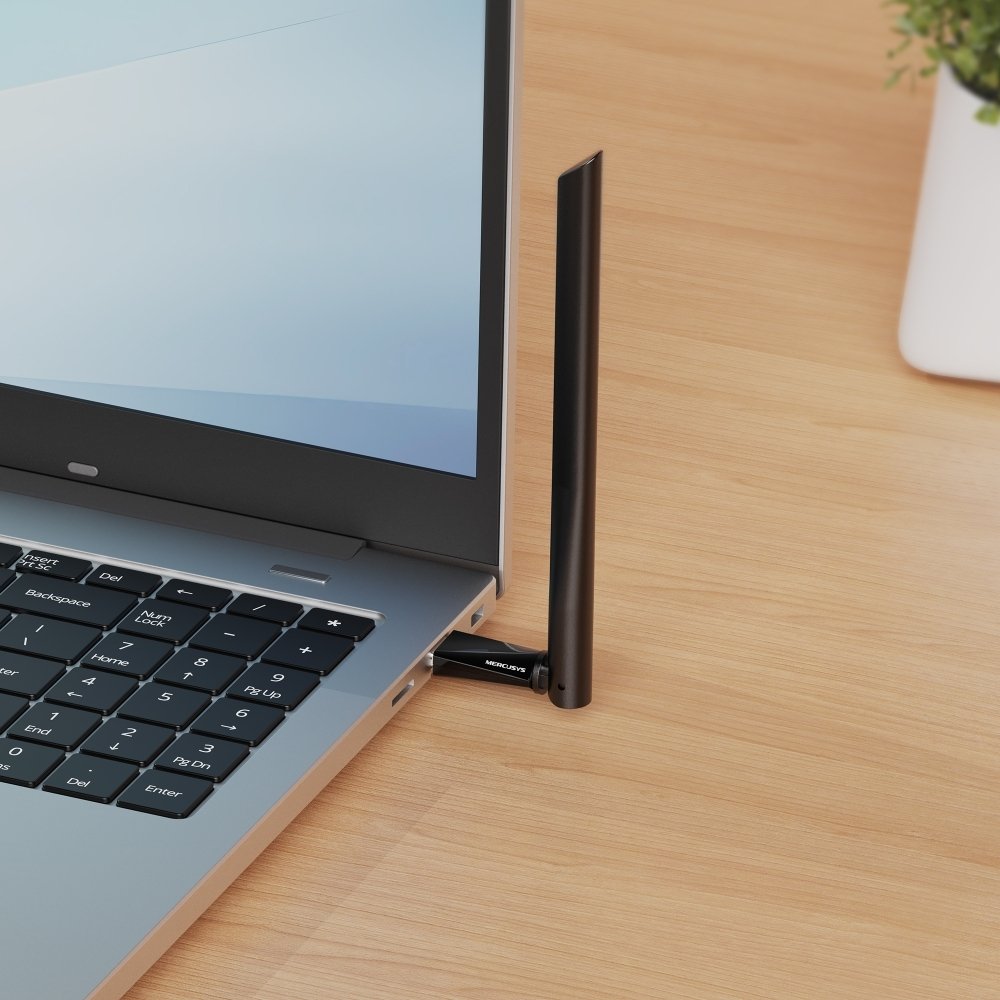 Adapter WiFi MERCUSYS MA14H, USB, WiFi 6 AX300, 2.4GHz