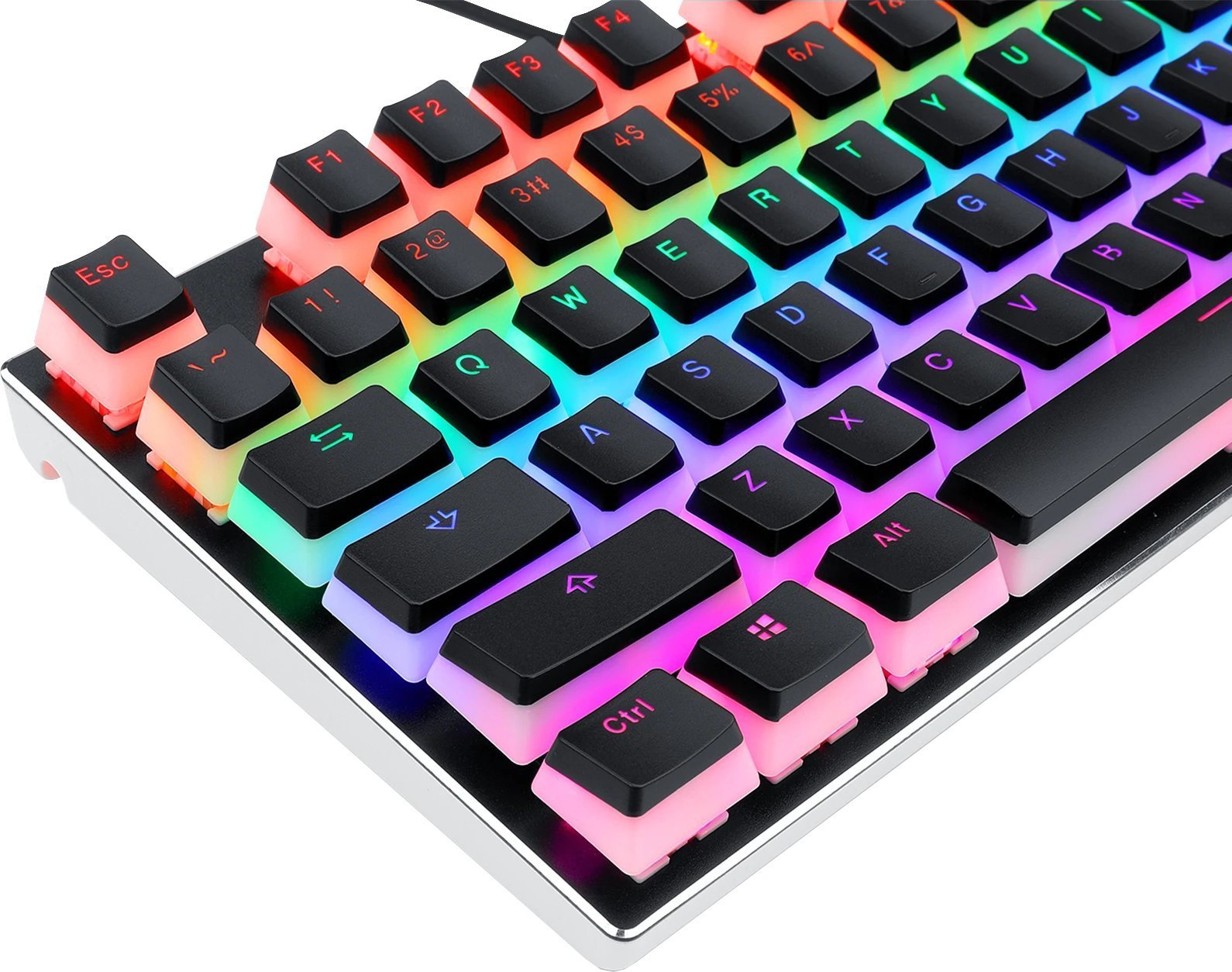 Set kapakësh tastiere Redragon Scarab A130, 104 taste, Doubleshot PBT, i zi