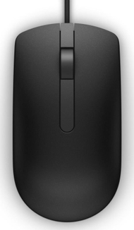 Глушец Dell MS116, со кабел, USB, црна