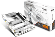 Pllakë amë Sapphire PURE X870A WIFI 7, AM5, DDR5, e bardhë