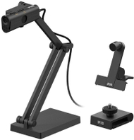 Kamera dokumentesh IPEVO P2V Ultra, 4K 13MP, super makro 1cm, e zezë