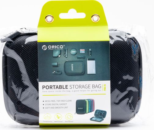 Kuti mbrojtëse për hard disk 2.5" Orico EVA PHD-25-BK-BP, e zezë