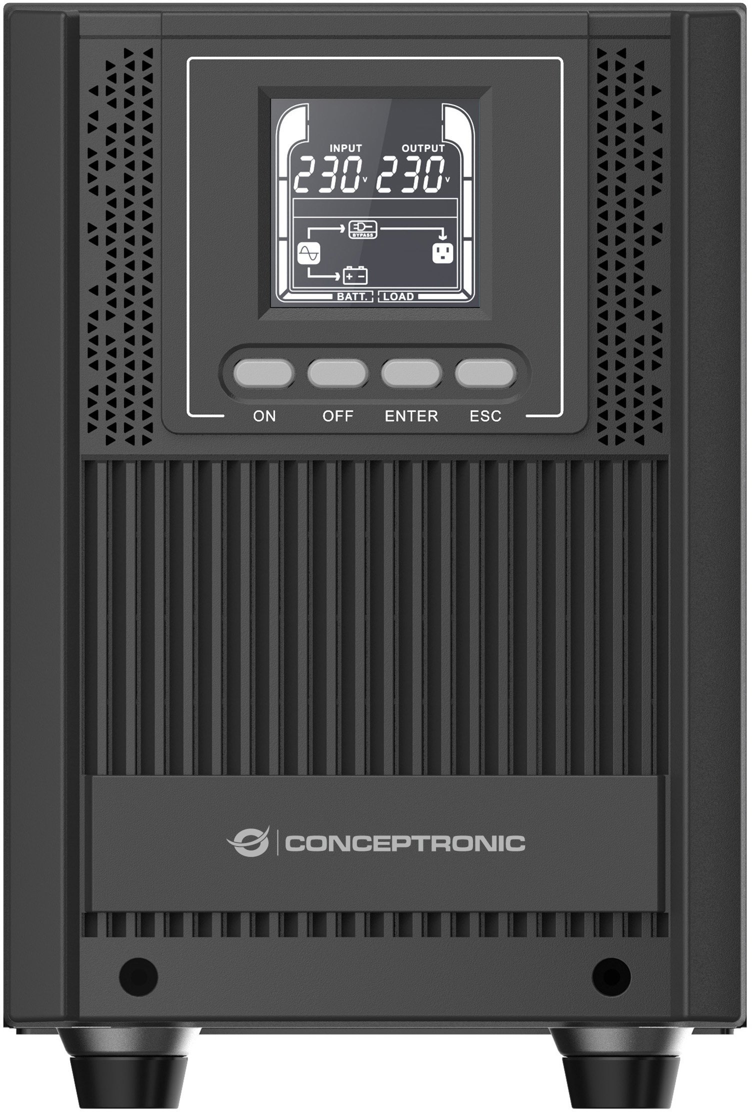 UPS Conceptronic ZEUS52ES2K, 2000VA 1800W, online tower, dalje Schuko