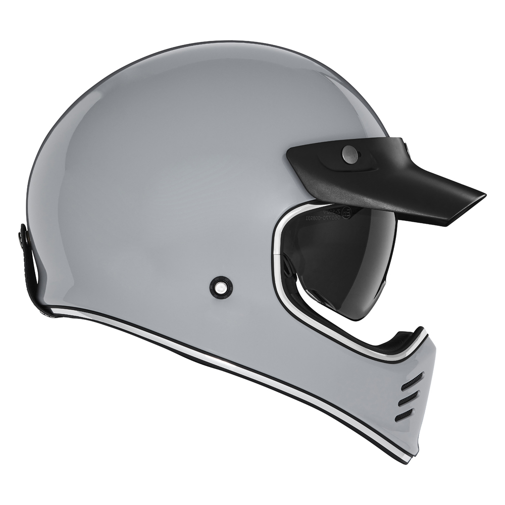 Helm moto Nox Premium Seventy II, full face, me vizor dielli, e zezë