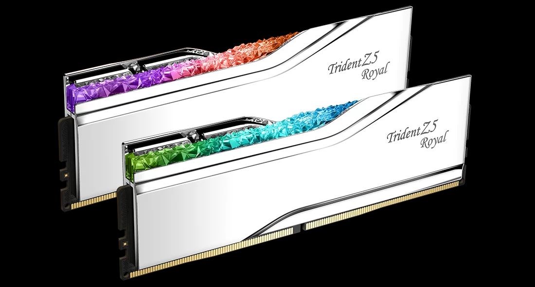 Memorie G.SKILL Trident Z5 Royal Neo, 32GB DDR5, 6000MHz, e argjendtë