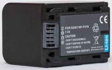 Bateri kamerë Extra Digital NP-FV70, 1500mAh, për Sony, e zezë
