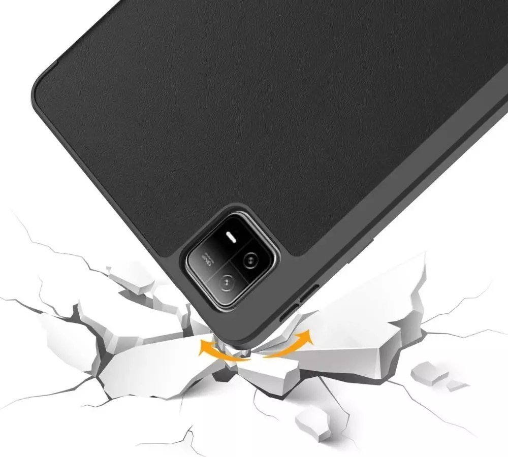 Mbulesë palosëse për tablet Tech-Protect Xiaomi Pad 6 6 Pro, me hapësirë për stylus, e zezë